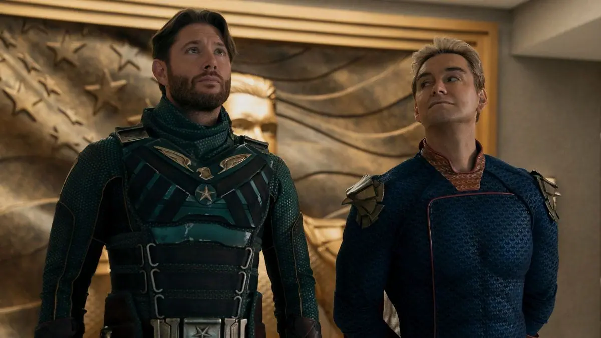 Jensen Ackles (Soldier Boy), Antony Starr (Homelander) in 'The Boys' Season 5