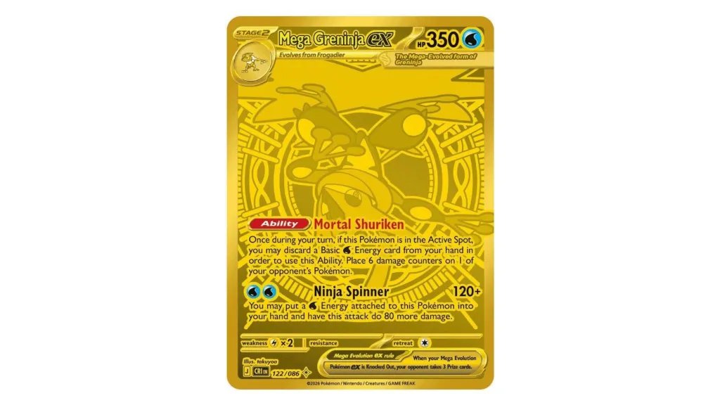 Mega Greninja Mega Hyper Rare