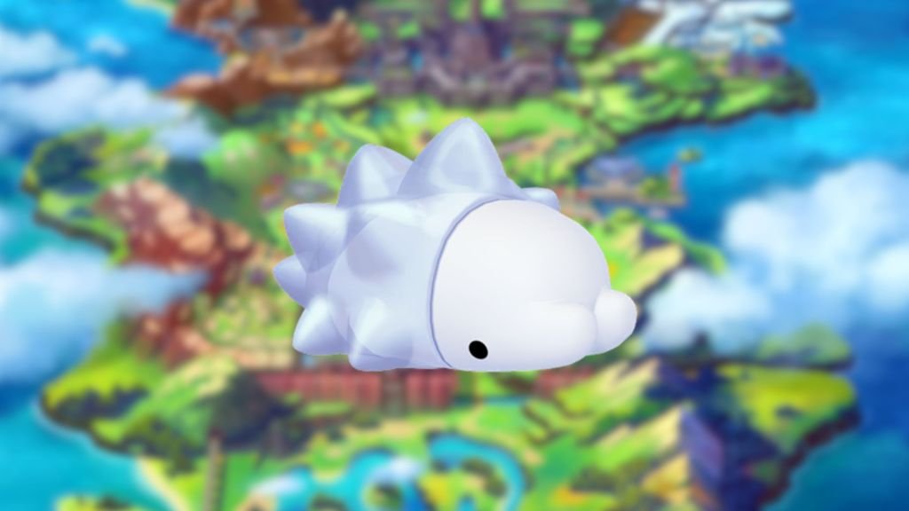Snom with Galar Region Map