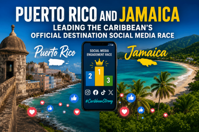 Puerto Rico dan Jamaika Dominasi Media Sosial Destinasi Resmi Karibia!