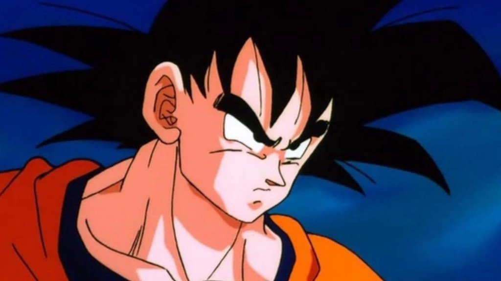 Goku terlihat marah di Dragon Ball Z